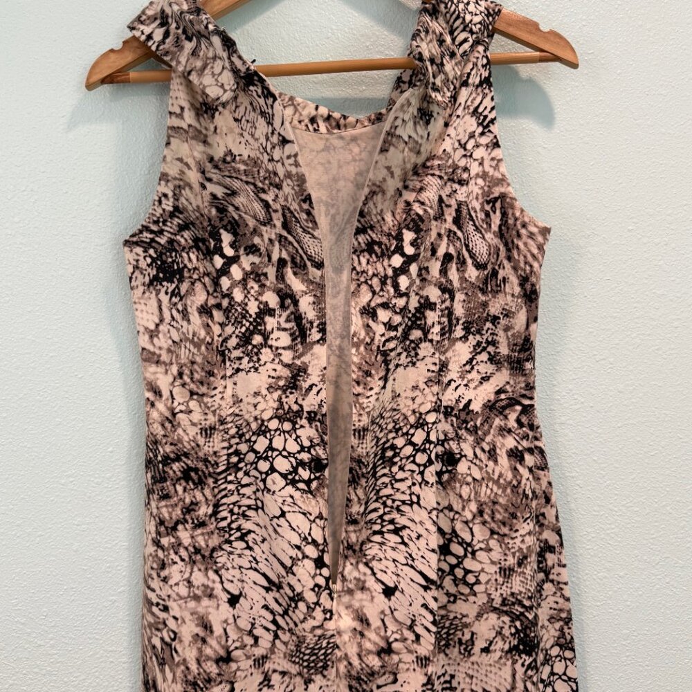 Ellen Tracy‎  Sleeveless Snake Print Sheath Dress Size 6P - Picture 5 of 10